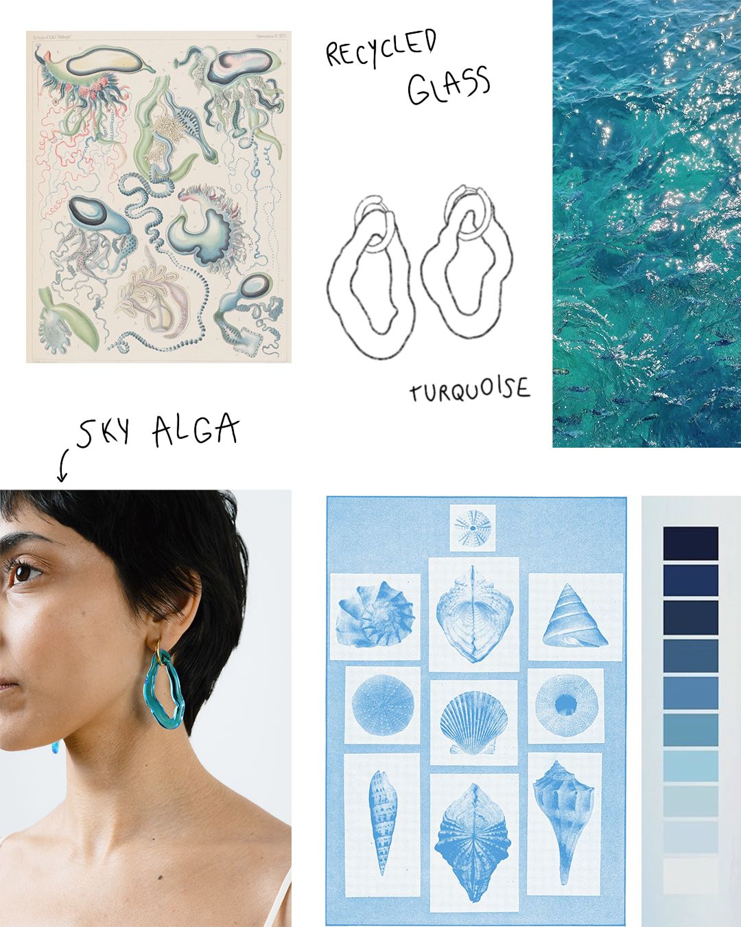 BEHIND ZOSTERA EARRINGS